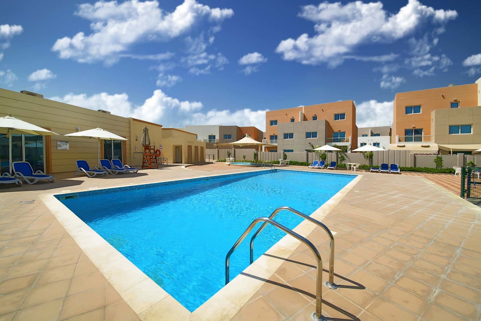 Spacious living area interior in Contemporary Villa Al Reef Abu Dhabi